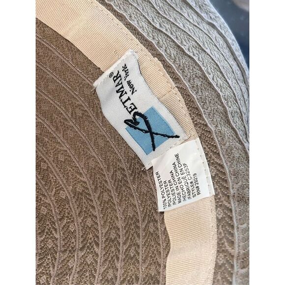 New Betmar New York Cloth Women’s Summer Beach Cover Up Hat Cap - Picture 9 of 9